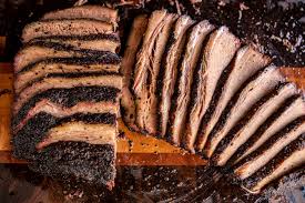 Texas smoked brisket BBQ plate at Smoke and Sass BBQ